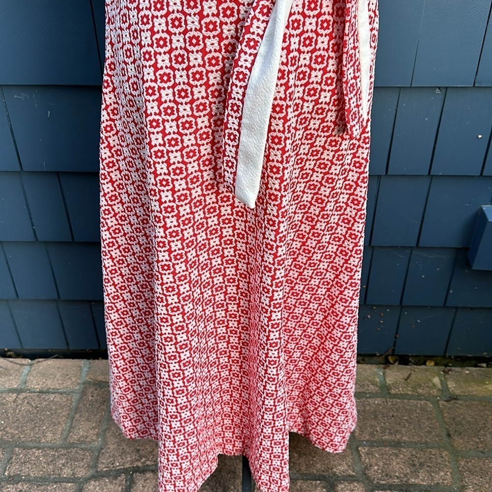 ❤️🤍❤️Vintage handmade dress with belt Palm Royale 60’s gem rare Brady Bunch - Picture 3 of 11